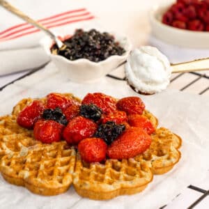 Wapeti gaufre fraise recette sucrée