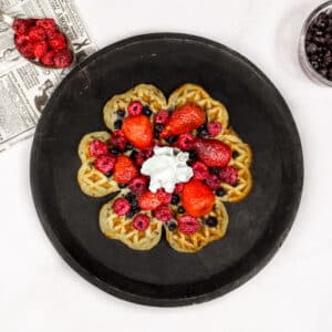 Wapeti gaufre sucrée fruits rouges